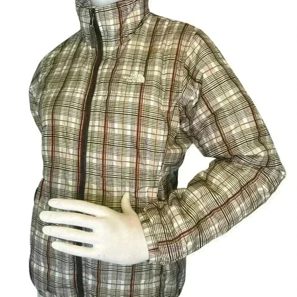 The Nortth Face Woman’s Brown Plaid Milletan Insulated Jacket She Size Medium. - Picture 5 of 11